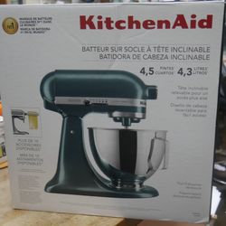 KitchenAid Ultra Power Plus 4.5qt Tilt-Head Stand Mixer - KSM96 agave new open box. box was open for inspection. 