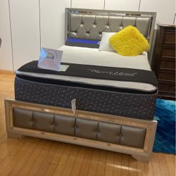 MARRIOT MATTRESS COMPLETE BED IN QUEEN! COSTS LESS THAN MATTRESS! WOW! Furniture Distribution Center  RELOCATION SALE!! LABOR DAY SALE! FLOOR MODELS O
