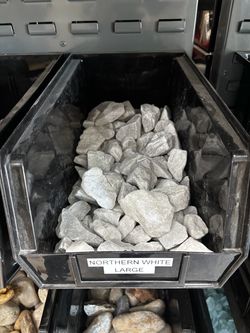 Northern White Large Decorative Landscaping Rocks