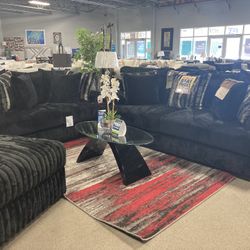 black sofa loveseat 🖤✨ $2,499