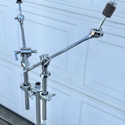 Mapex Double Braced 2-Tier Double Cymbal Boom Stand - Chrome (B990A) for Drum Set