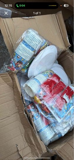 Party supplies each bag  Mario