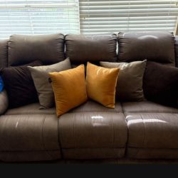 Ashley Furniture Sofa With Two End Recliners