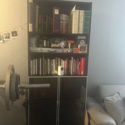 Book Shelf w/ Cabinet Storage 
