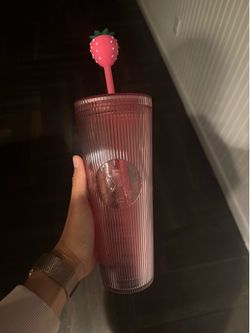 Starbucks pink tumbler