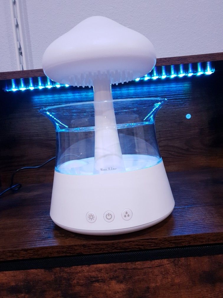 Aroma Diffuser Rain Cloud Humidifier 7 LED Colors Night Light