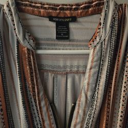 Multi Color Sleeveless Dress