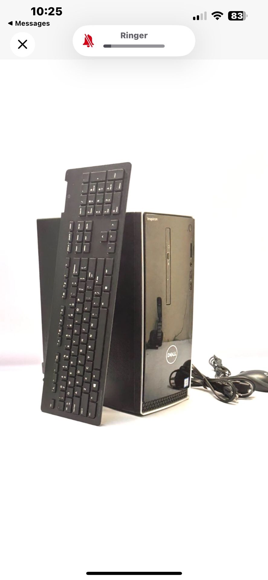 Dell Inspiron 3668 Desktop i7-7700 3.60GHz 250 GB SSD, 8 GB Win10