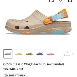 Crocs Classic Clog Beach Unisex Sandals 