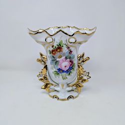 Vintage Hand-Painted Vista Alegre Portugal Vase