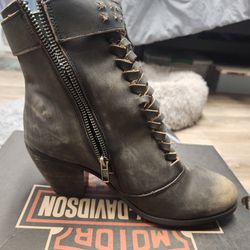 Ladies Harley Davidson Boots Size 10