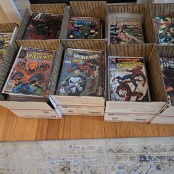 9 Boxes Of Comic Books