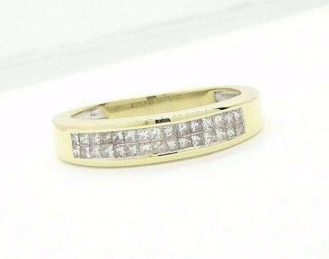 14K Gold Diamond Wedding Band Anniversary Ring Unisex .45ct G si3 #32456B
