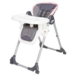 Baby Trend Dine Time 3-in 1 High Chair, Starlight Pink , 37 x 22.75 x 42.75 Inch (Pack of 1)