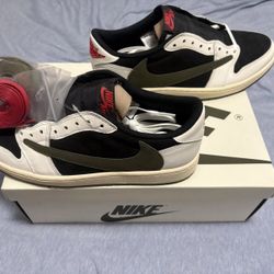 Travis Scott x Air Jordan 1 Low “Medium Olive”