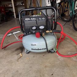 The Metabo HPT “THE TANK” 6-gallon pancake air compressor (model EC914S )