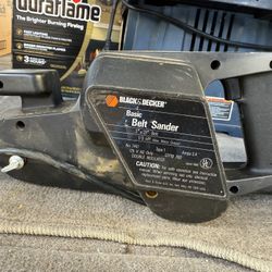 Black Decker 7447 belt sander 