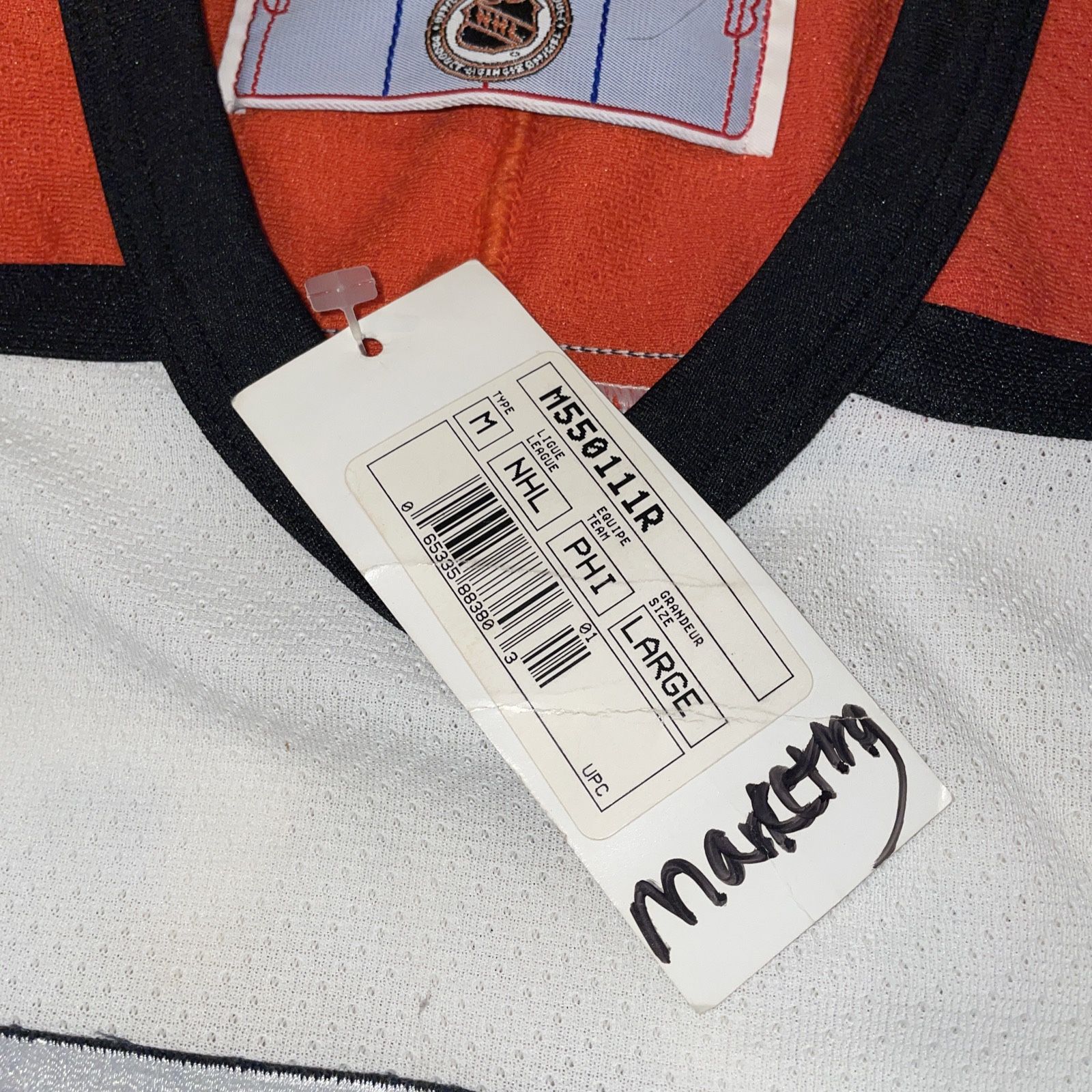 Nwt Auto CCM Philadelphia Flyers Rod Brind'Amour Jersey Adult Large  Marketing for Sale in Rochester, MI - OfferUp