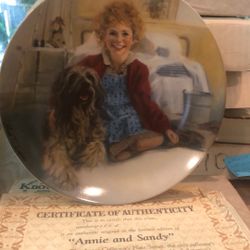 Plates “Daddy Warbucks” And  “ Annie And Sandy”