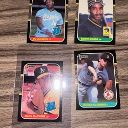 1987 Don Russ BaseBall Cards 