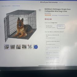 XL - Collapsible Dog Crate