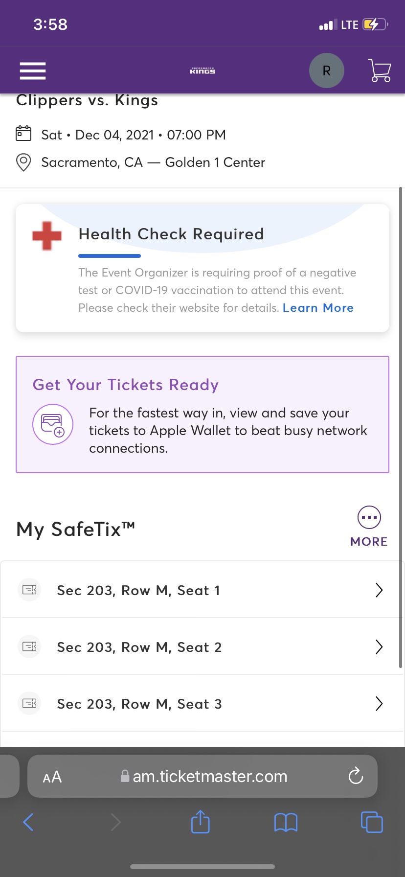Kings Vs Clippers Tickets 12/4
