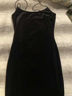Black Glitter Dress