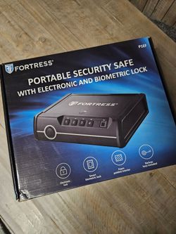 Fortress Portable Security Safe with Biometric Lock
