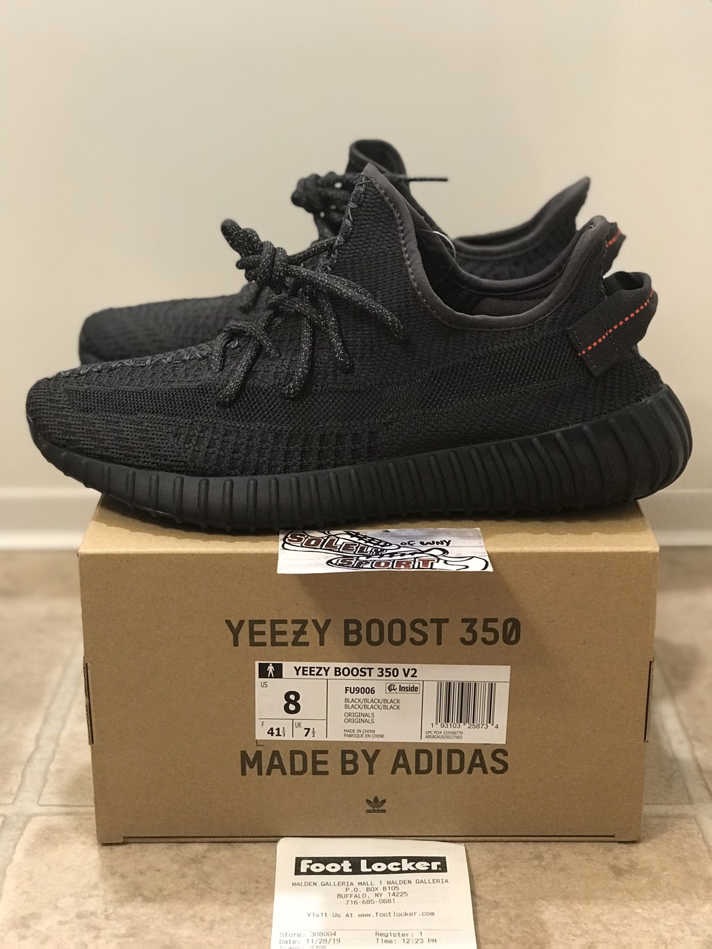 Adidas Yeezy Boost 350 V2 Black Non Reflective 8