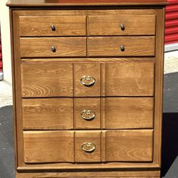 Antique Highboy Dresser - Mid Century 