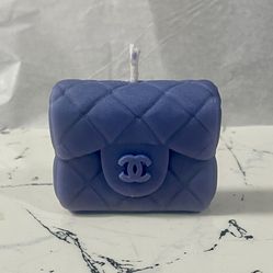 Violet  CC Luxury Designer Purse Candle | Scented Home Decor