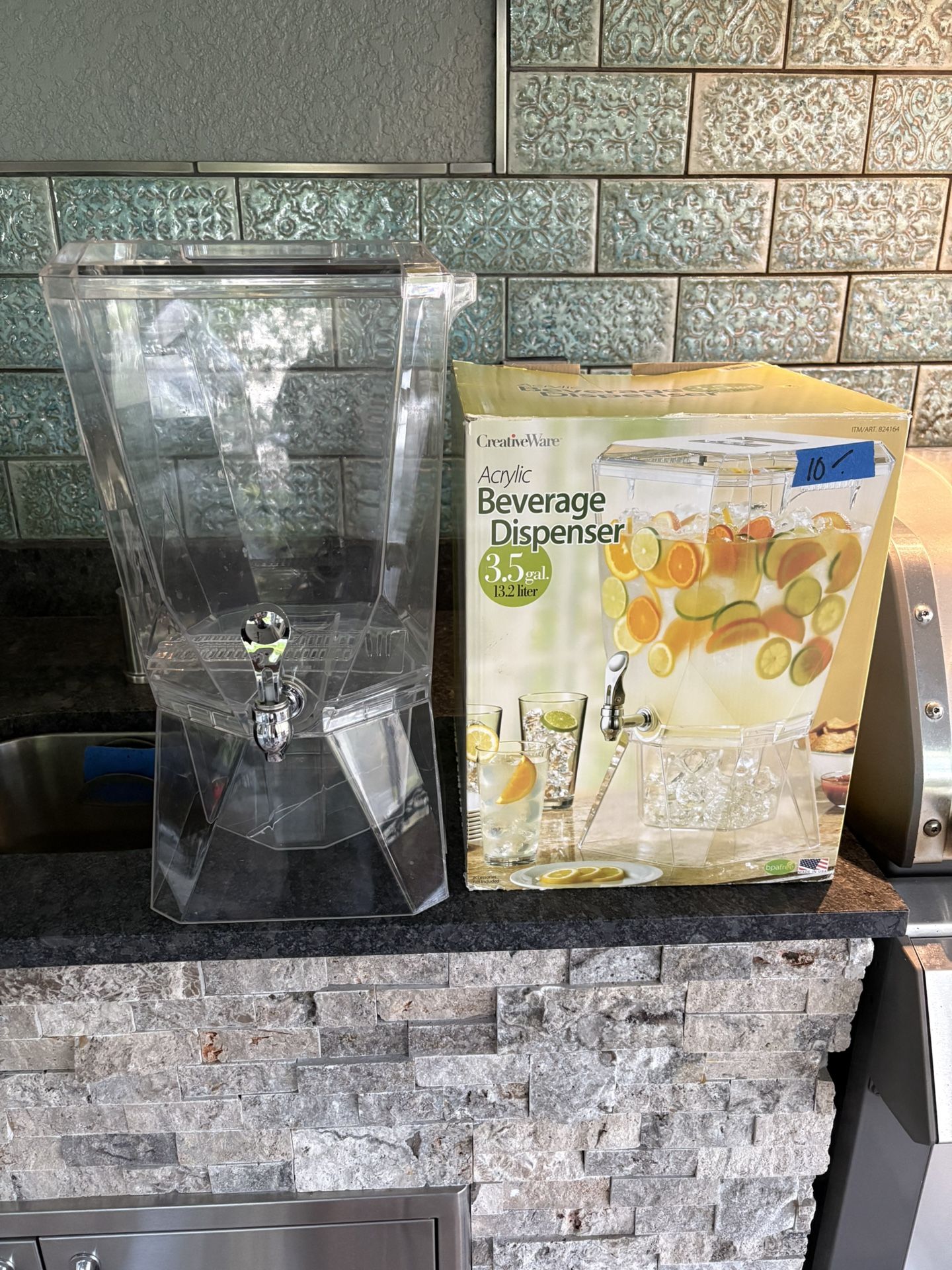 Acrylic Beverage Dispenser 