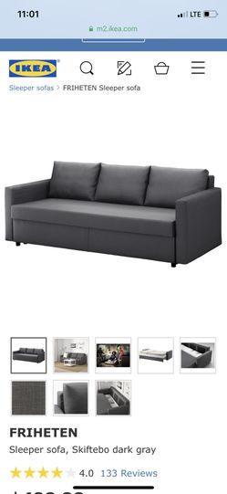 Ikea futon sleeper sofa