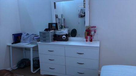 White dresser