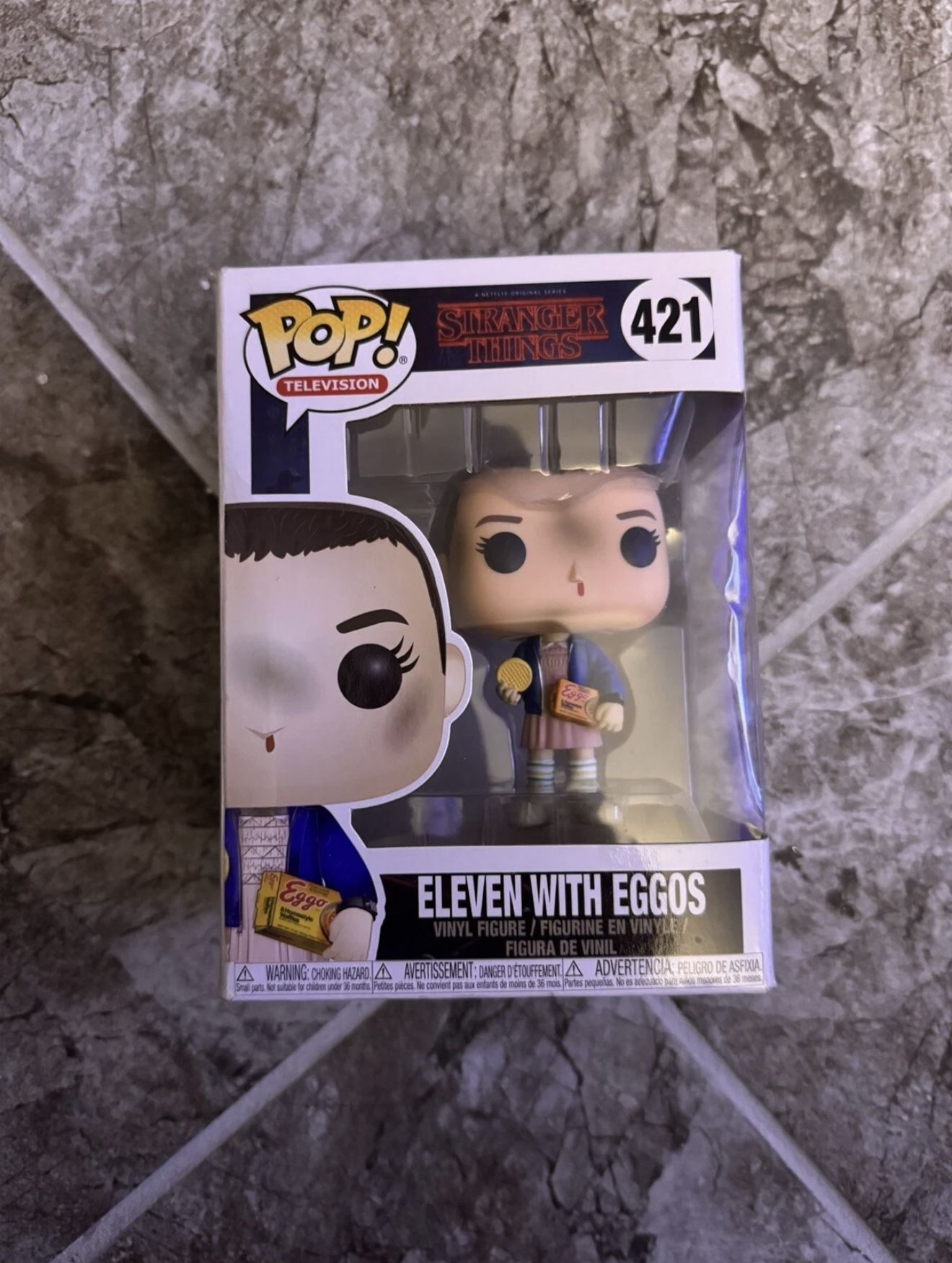 Funko POP! Television Stranger Things Eleven with Eggos #421 DAMAGED BOX