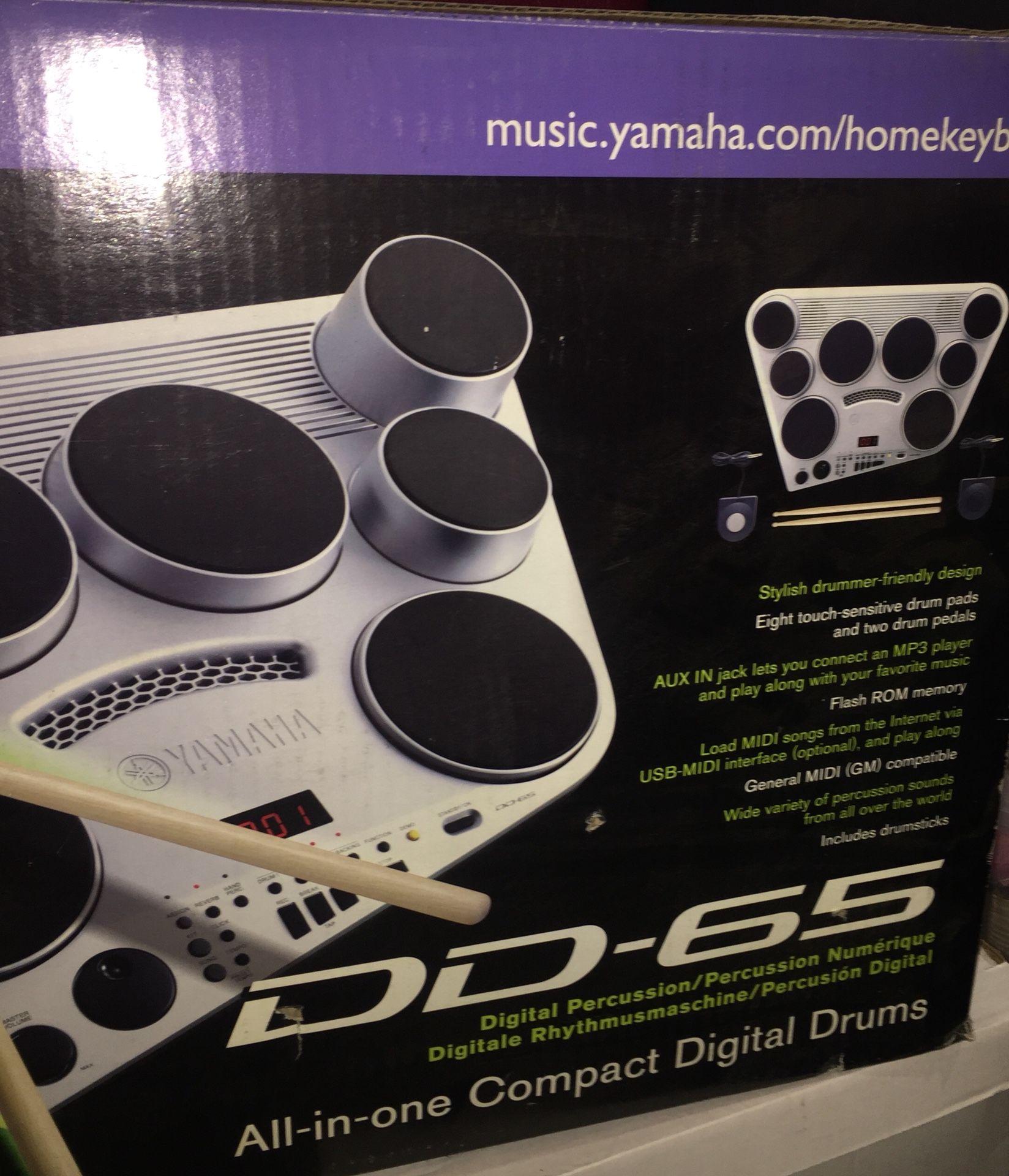 Yamaha electronic drum set (In original box)