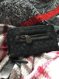 Black wallet.