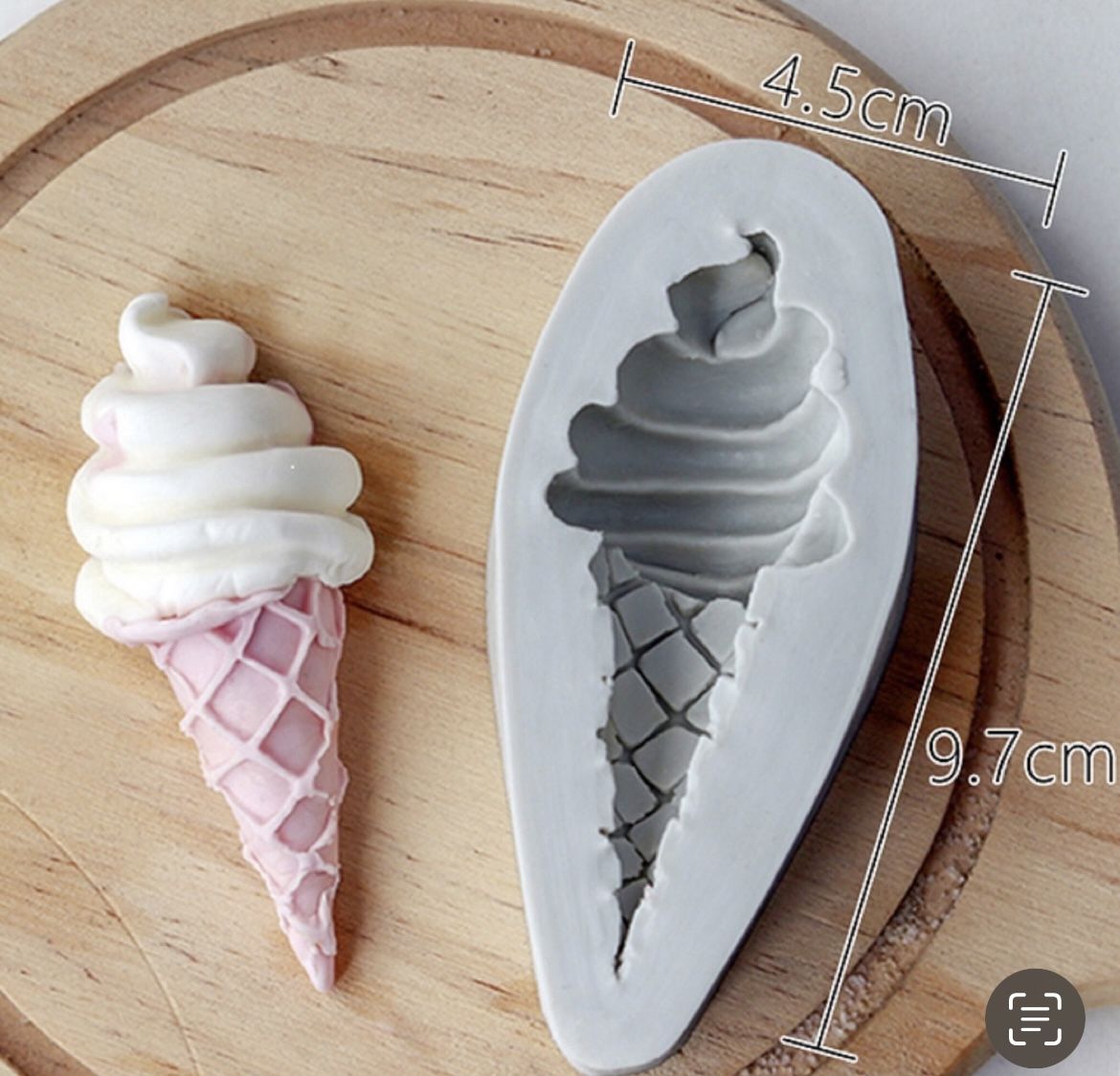 Self Serve Ice Cream Silicone Mold