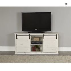 Solid Wood TV Stand for TVs up to 75”, $250