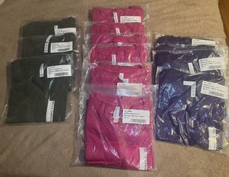 S & M Bella+Canvas V-neck shirts