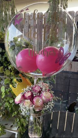 Personalized Flower Bouquets N Balloon 