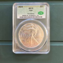 2024 MS70 CAC Silver Eagle 