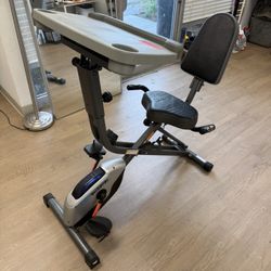 Exerwork Exercise Bike with Desk