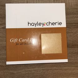 Gold Card Box For Special Events 