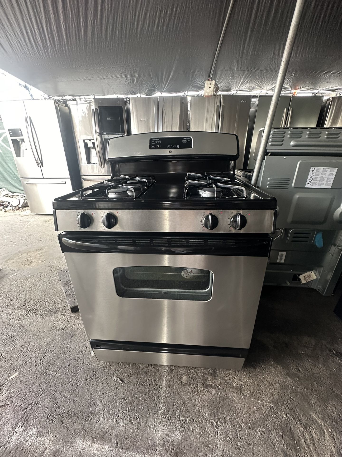 Silver GE 4 Burners Stainless Steel Gas Stove We Deliver...