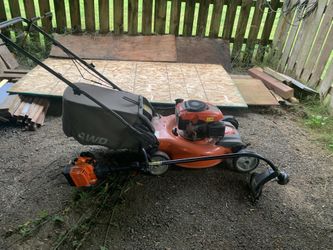 Mower and Weedwhacker
