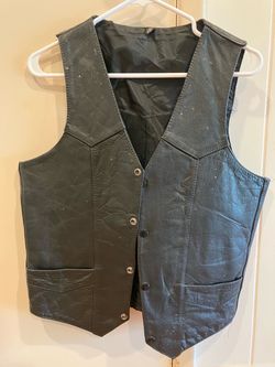Men’s Leather Vest