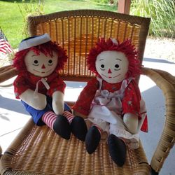 Raggedy Ann And Andy Vintage 