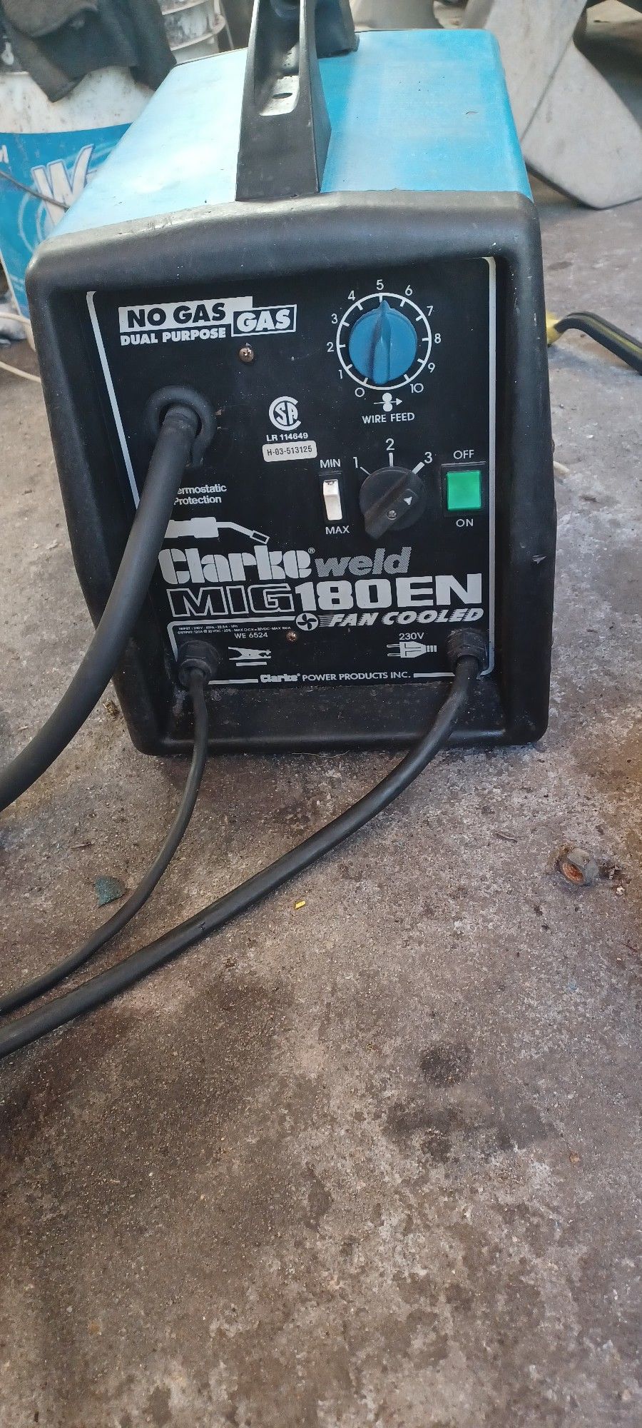 Clarke Wed Mig 180en Fan Cooled