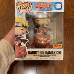 Naruto On Gamakichi Funko